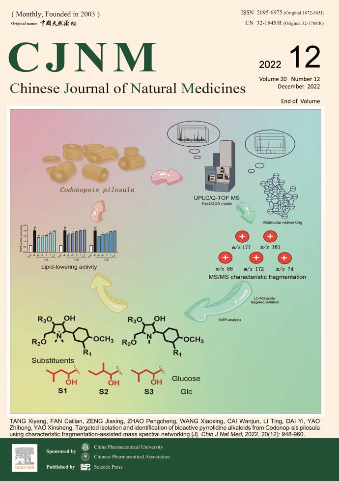 LetPub Journal Cover Design Service Art Sample, Chinese Journal of Natural Medicines